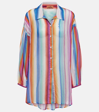 Zig Zag cotton-blend shirt | Missoni Mare