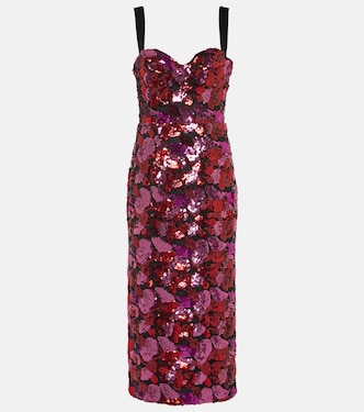 Midikleid Azalea mit Pailletten | Rebecca Vallance