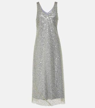 Robe longue Lucite à sequins | Vince