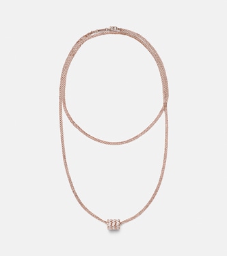 Halskette aus 18kt Roségold mit Diamanten | Suzanne Kalan