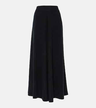 Gonna lunga in lana e cashmere | Jardin des Orangers