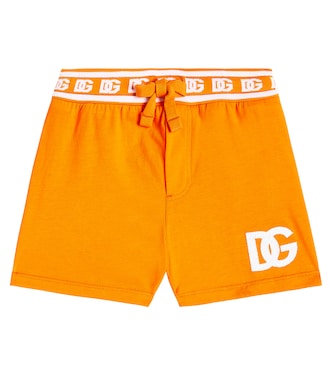 Baby - Shorts in jersey di cotone | Dolce&Gabbana Kids
