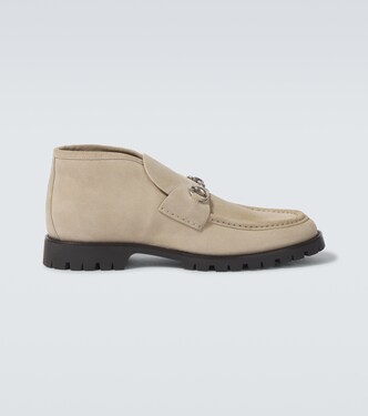 Desert Boots Horsebit aus Veloursleder | Gucci