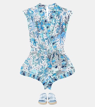 Anaik printed playsuit | Poupette St Barth Kids