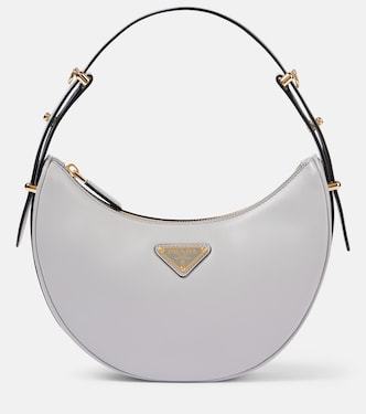 Schultertasche Arqué Small aus Leder | Prada