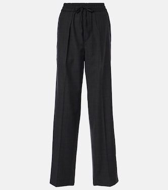 Liska checked wool-blend straight pants | Isabel Marant