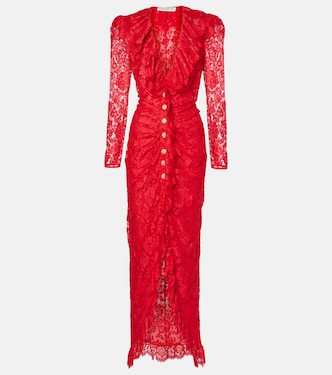 Robe longue en dentelle | Alessandra Rich