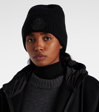 Gorro de mezcla de lana con logo | Moncler