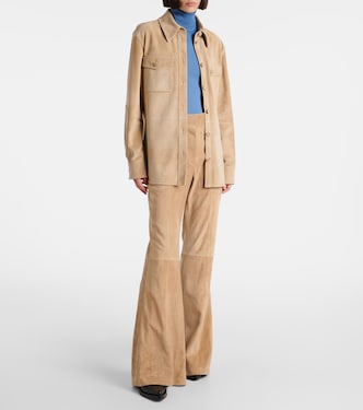 Giacca camicia Irene in suede | Gabriela Hearst
