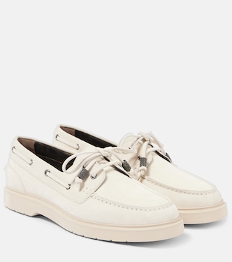 Suede boat shoes | Brunello Cucinelli