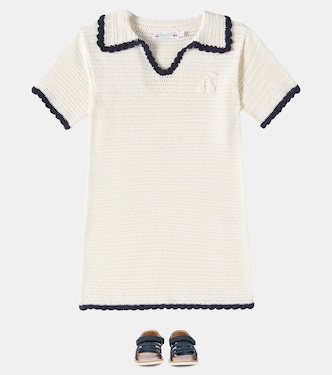 Abito Elanie in crochet di cotone | Bonpoint