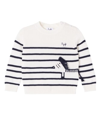 Baby - Pullover in cotone a righe | Il Gufo