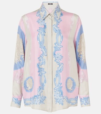 Hemd Medusa Cameo aus Seide | Versace