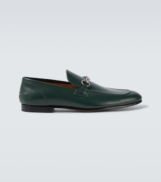 Jordaan Horsebit皮革乐福鞋 | Gucci