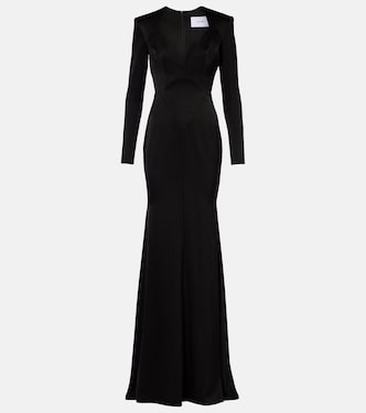 Robe longue en crêpe de satin | Alex Perry