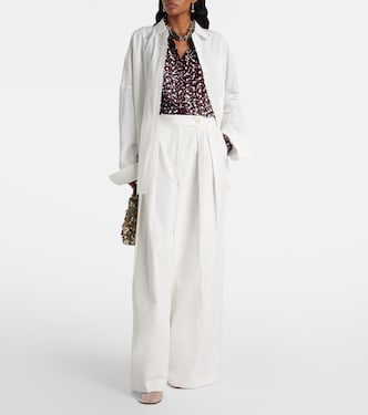 Pantaloni Pamplona a gamba larga | Dries Van Noten