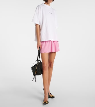 Laurel cotton jersey miniskirt | Balenciaga
