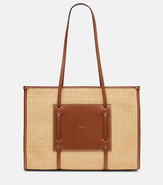 Cabas Capri en raphia et cuir | DeMellier