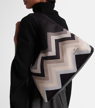 Tote con piel en zigzag | Missoni