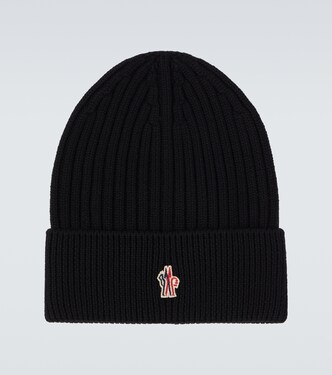 Ribbed-knit virgin wool beanie | Moncler Grenoble