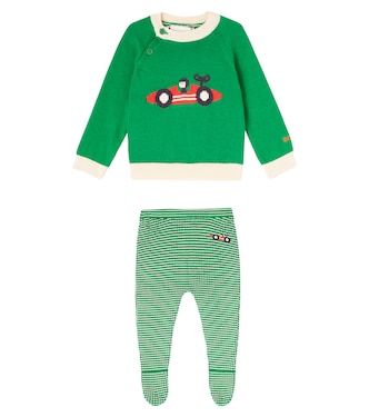 Bébé – Ensemble pull et pantalon Race Car en coton | Bobo Choses
