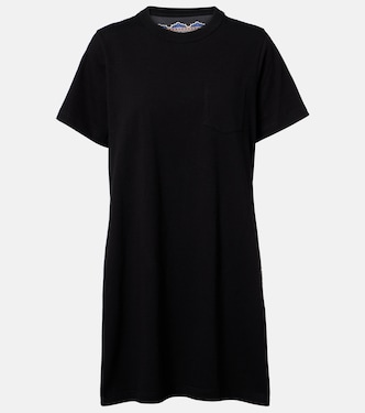 Miniabito in maglia di cotone con stampa floreale | Sacai