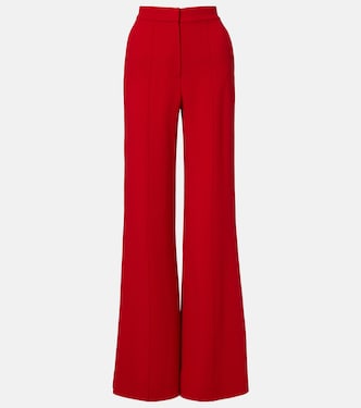 High-rise cady flared pants | Elie Saab