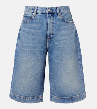 Shorts de denim Jort de tiro alto | Frame