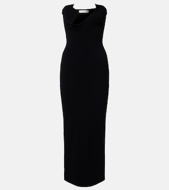 Odessa embellished ribbed-knit midi dress | Christopher Esber