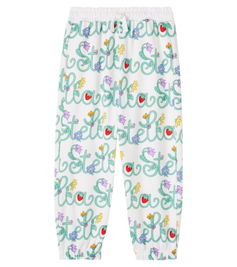 Pantalon de survêtement imprimé en coton | Stella McCartney Kids