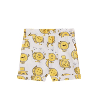 Bebé - shorts de algodón y lino estampados | Stella McCartney Kids