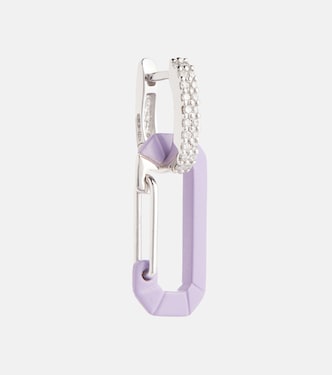 Boucle d'oreille unique Chiara Small en or blanc 18 ct | Eéra