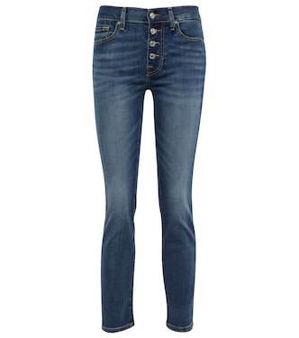 Jeans ajustados Roxanne Ankle tiro medio | 7 For All Mankind