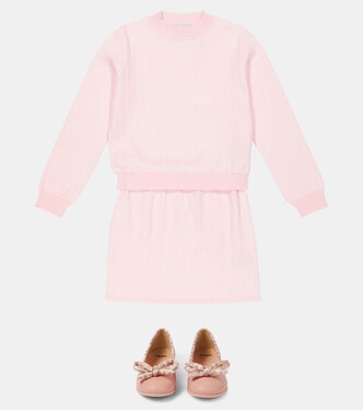Gonna in cotone | Fendi Kids