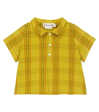 Blusa in cotone a quadri | Bonpoint