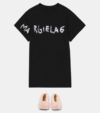 Ballerine in pelliccia sintetica | MM6 Maison Margiela Kids