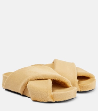 Sandali in shearling | Jil Sander