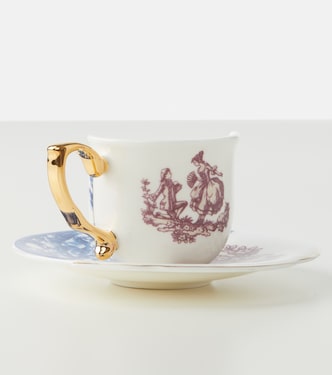 Hybrid Eufemia espresso cup and saucer set | Seletti