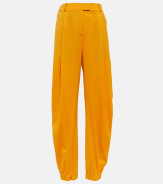 Pantalon Rey à taille haute en laine | The Attico