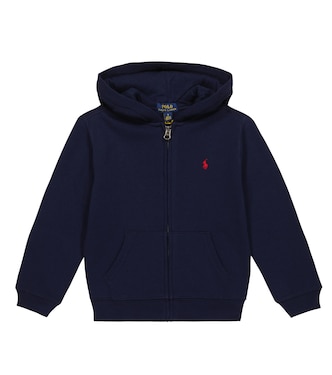 Cotton jersey zipped hoodie | Polo Ralph Lauren Kids