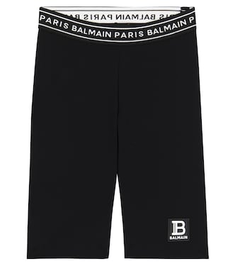 Shorts ciclistas con logo | Balmain Kids