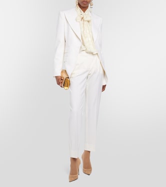 Pantaloni in misto lana a vita bassa | Dolce&Gabbana