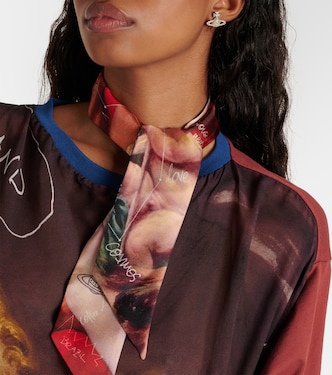 Foulard in twill di seta con stampa | Vivienne Westwood