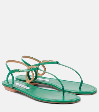 Sandali infradito Almost Bare in pelle | Aquazzura