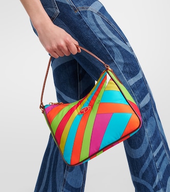 Borsa a spalla Iride Small con pelle | Pucci