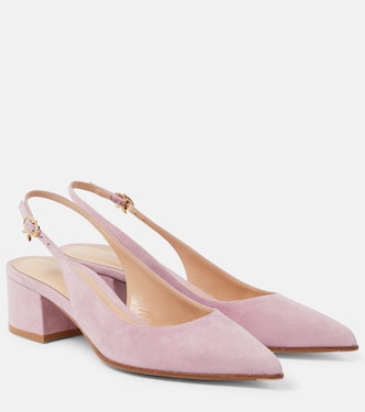 Piper 45 suede slingback pumps | Gianvito Rossi