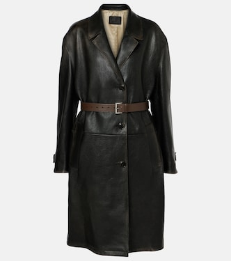 Mantel aus Leder | Prada