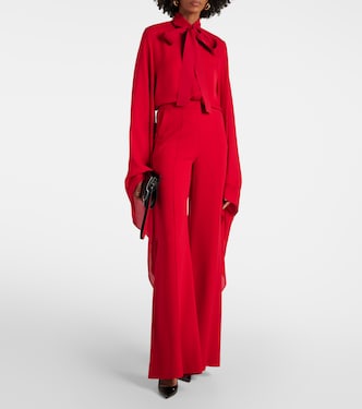 High-rise flared pants | Elie Saab