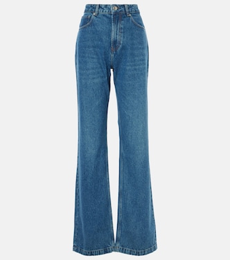 Jeans anchos de tiro medio | Ami Paris