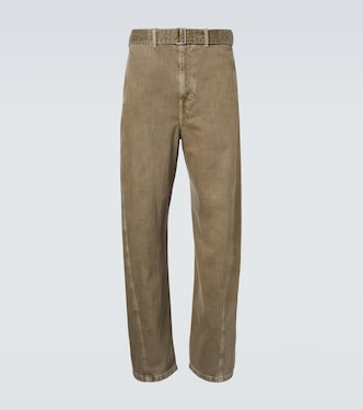 Pantalones rectos Twisted de denim | Lemaire